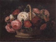 Jensen Johan Roses oil painting reproduction